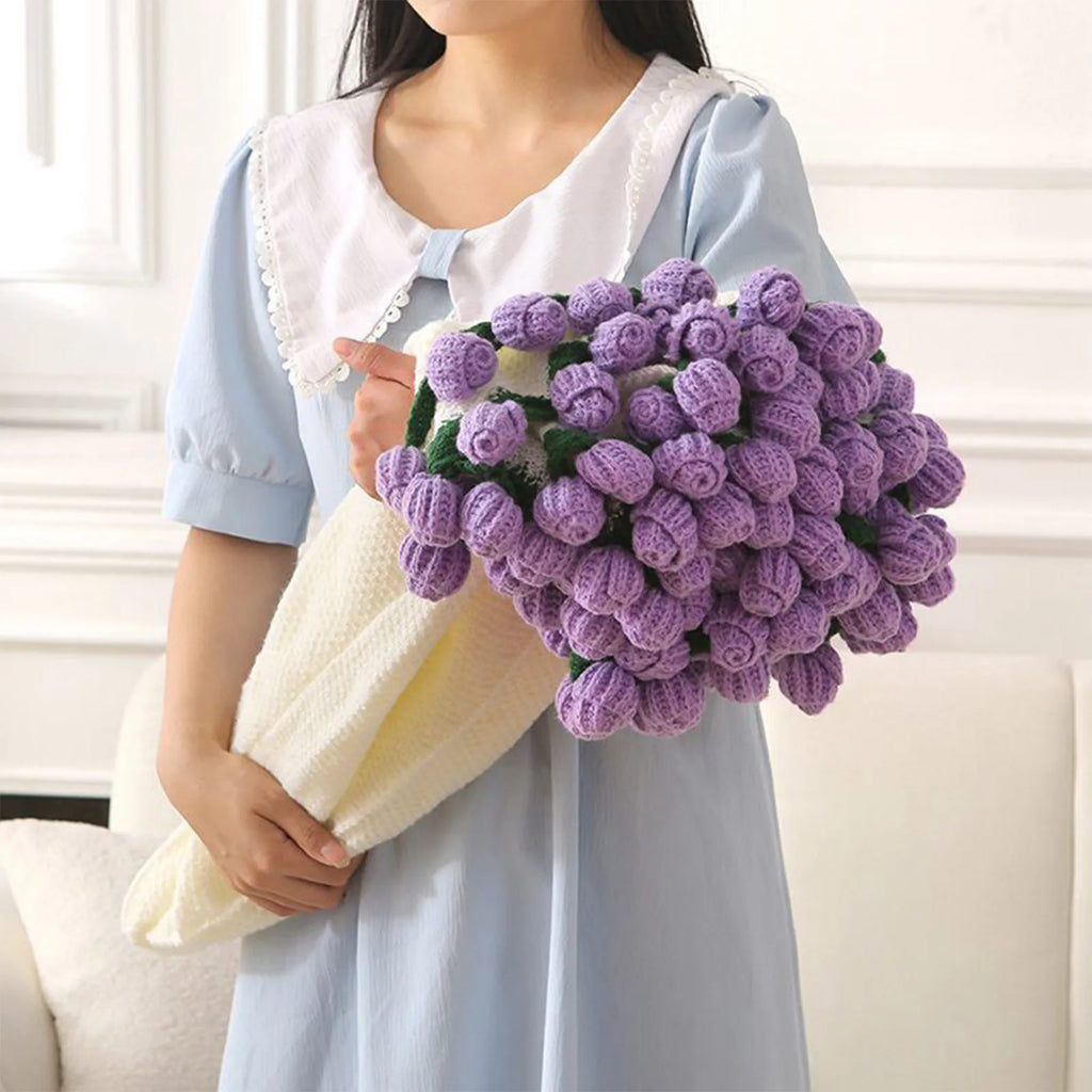Rosenblumen Kuscheldecke Geschenk