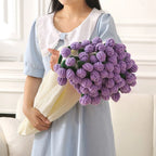 Rosenblumen Kuscheldecke Geschenk