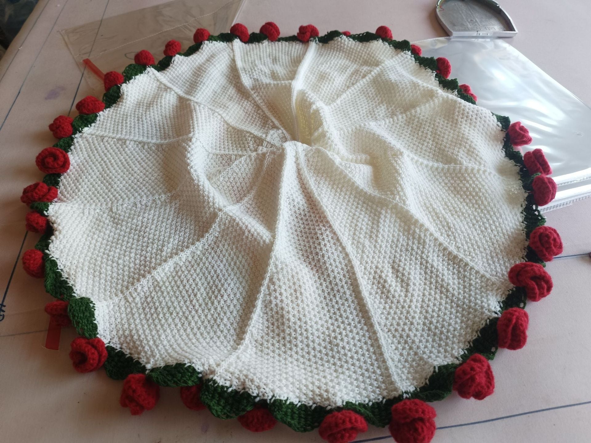 Handgemachte Rosendecke & Rosenstrauß